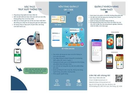 Nền tảng quản lý qr code xác thực truy xuất thông tin nông sản